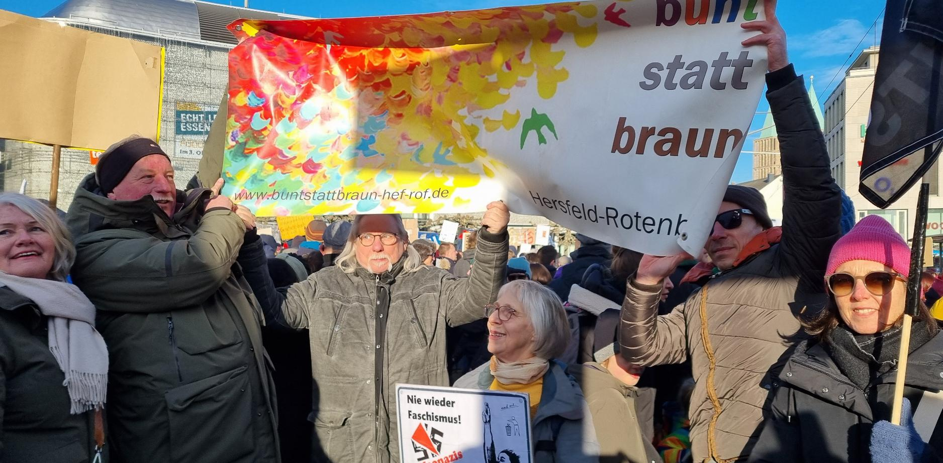 Demo-für Demokratie und erhalt der Brandmauer
