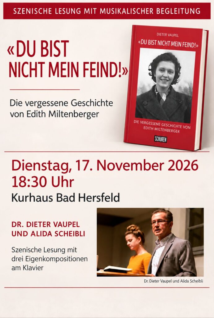 Buchcover "Du bist nicht mein Feind" von Edith Miltenberger