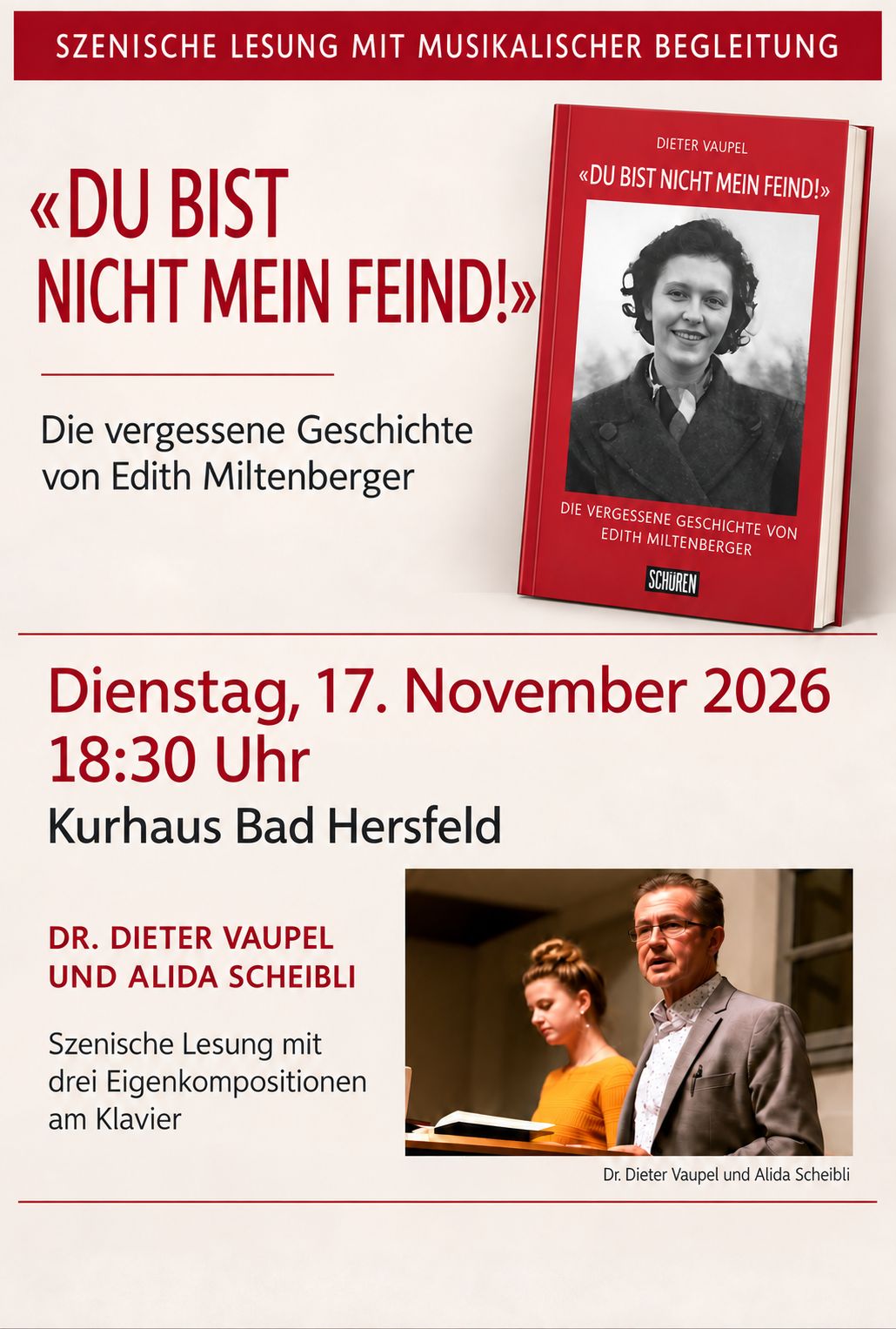 Buchcover "Du bist nicht mein Feind" von Edith Miltenberger